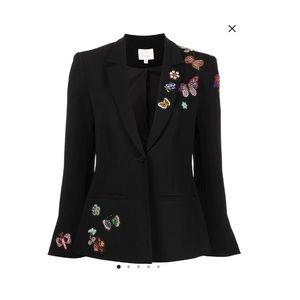 NWT Cinq a Sept Meadow Butterfly Blazer 4